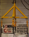 Bulk bag lifting frame